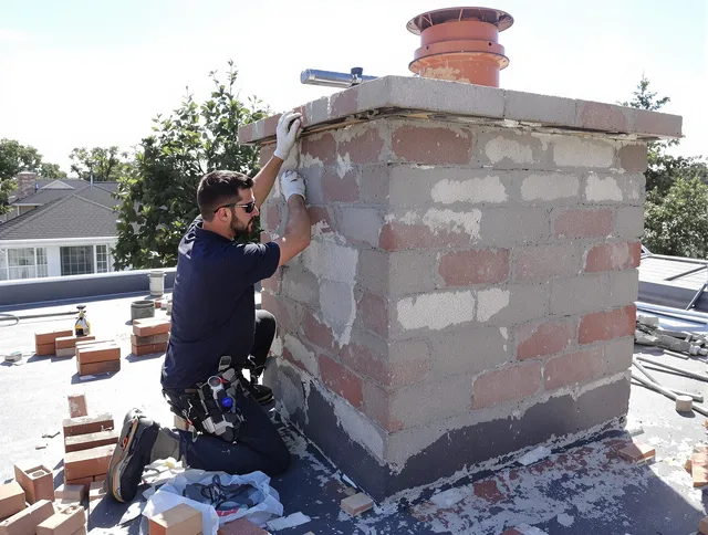 Advanced chimney repair process by Huntington Park Chimney Sweep in Huntington Park, CA
