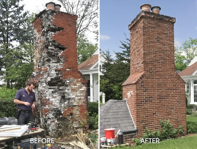Huntington Park Chimney Sweep performing a full chimney restoration in Huntington Park, CA