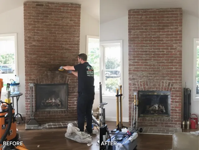 Finished chimney sweeping service by Huntington Park Chimney Sweep in Huntington Park, CA