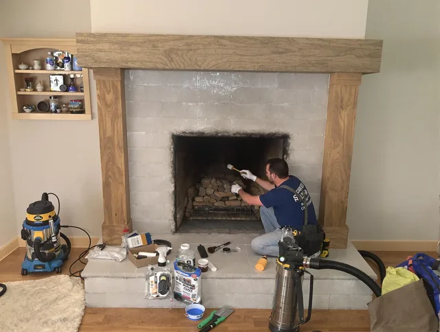Detailed creosote removal process by Huntington Park Chimney Sweep in Huntington Park, CA