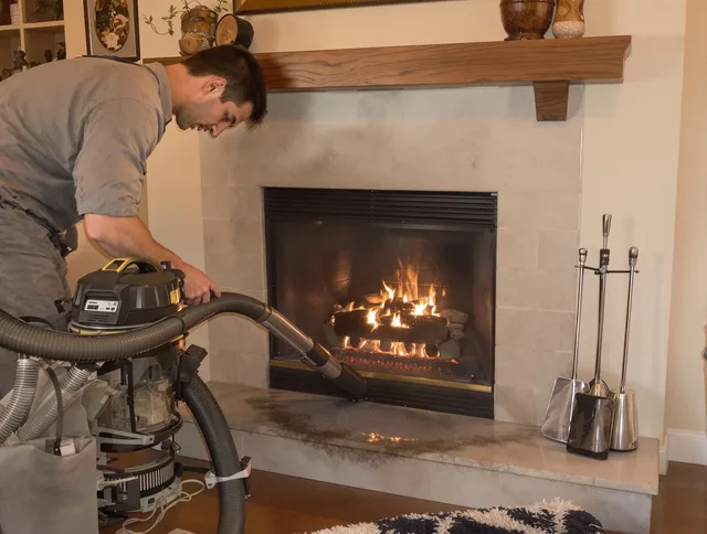 Routine fireplace upkeep by Huntington Park Chimney Sweep in Huntington Park, CA