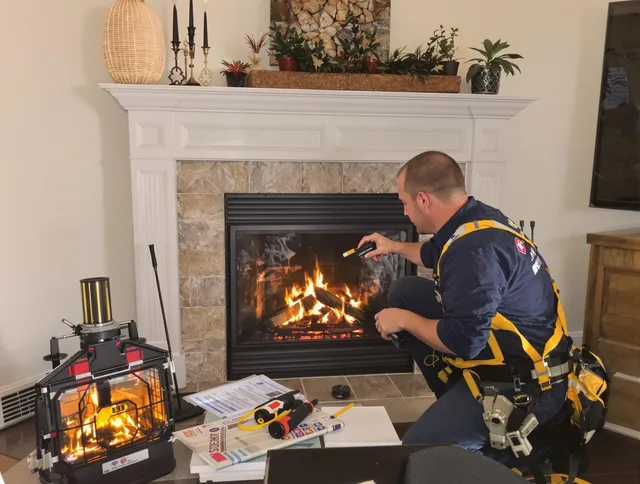 Safety-focused fireplace inspection by Huntington Park Chimney Sweep in Huntington Park, CA